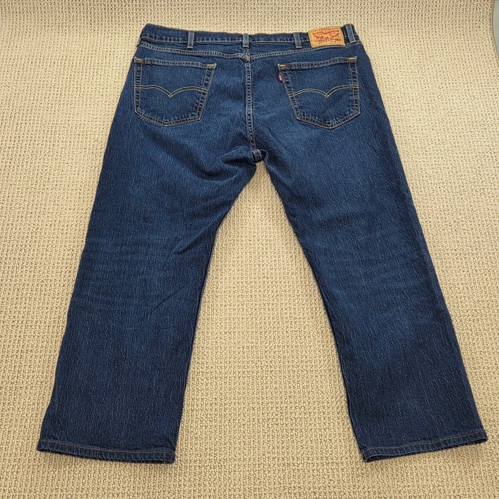Levi's 505 Regular Fit Jeans Mens W40 L30 Blue‎ Denim Pants
